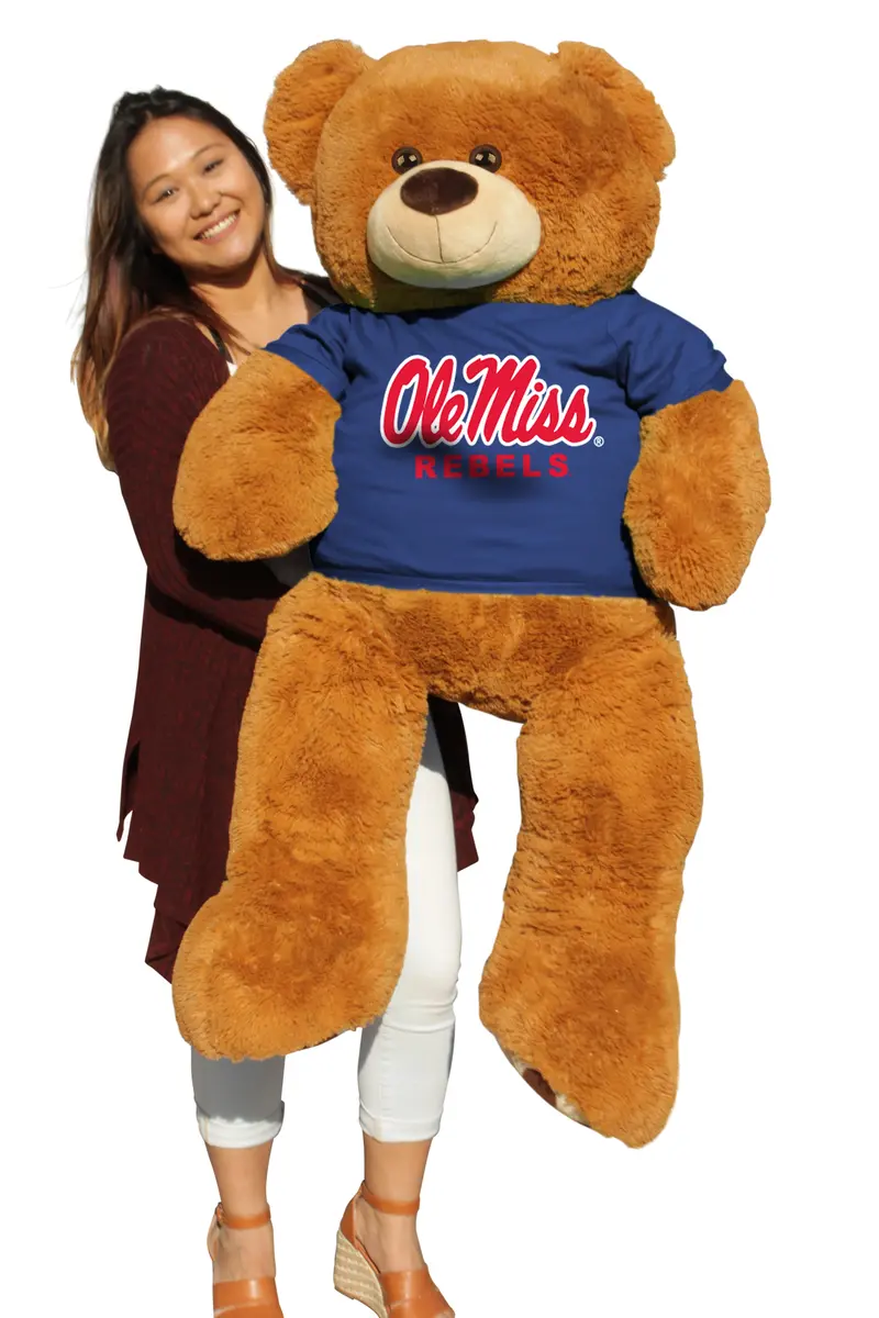 University Of Mississippi 6-Foot Giant Plush Bear Mascot 1
