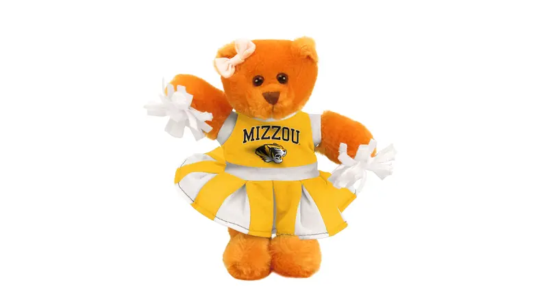 University Of Missouri 8-Inch Cheer Bear Stuffed Animal 1