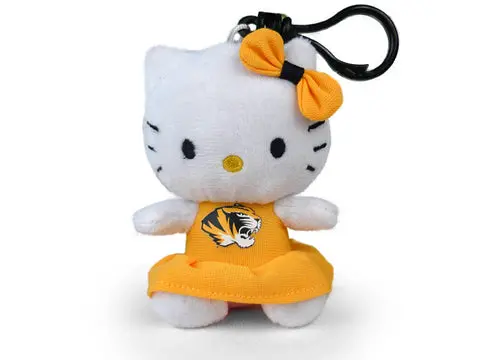 University Of Missouri Hello Kitty Keychain – 4" Tigers Spirit Charm 1