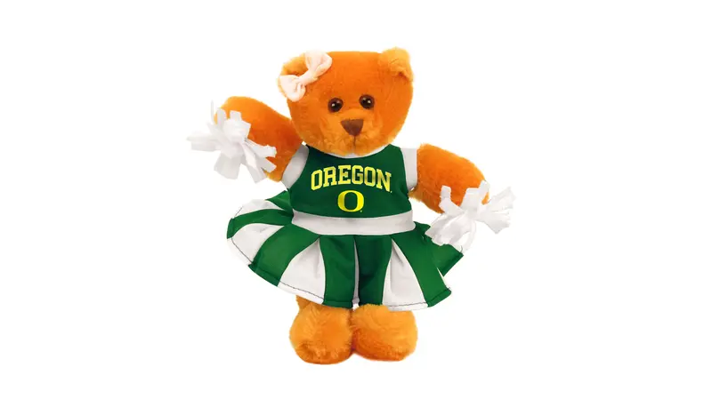 University Of Oregon Ducks Cheer Bear – 8 Inch Plush 1