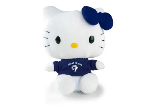 University Of Rhode Island Hello Kitty Plush – 6-Inch Rams-Inspired Stuffed Animal 1