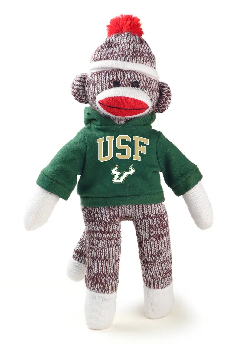 University Of South Florida Bulls Sock Monkey 1