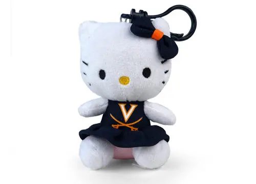 University Of Virginia Hello Kitty Keychain – 4-Inch Cavalier-Themed Keepsake 1
