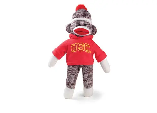 Usc Mascot-Inspired Sock Monkey Plush 1