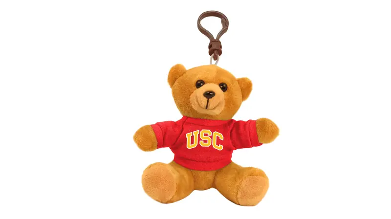 Usc Trojans Bear Keychain – 4-Inch University Spirit Keychain 1