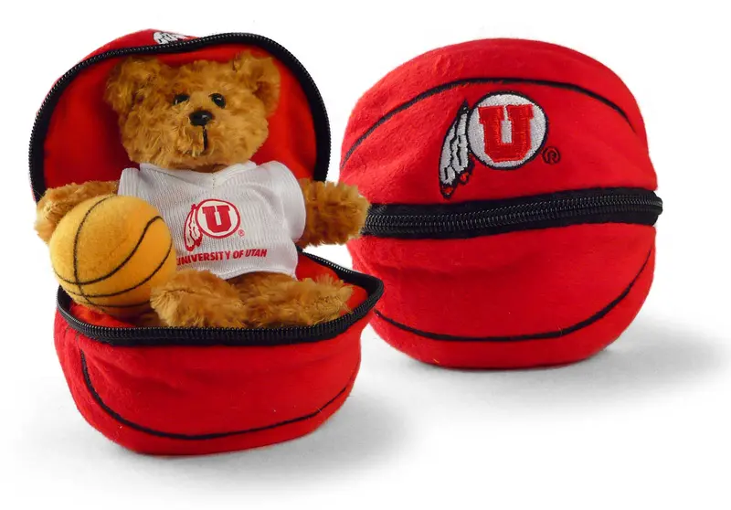 Utah 8-Inch Zippered Basketball 1