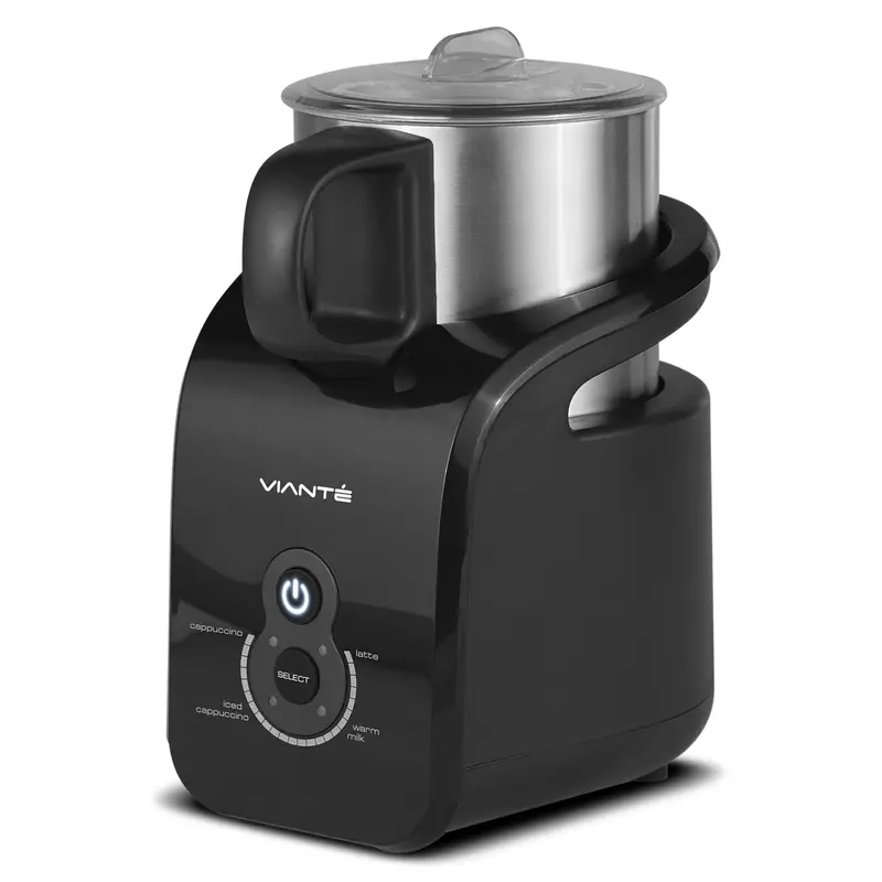 Viante Smart Milk Frother & Warmer – Auto Hot/Cold Steaming For Lattes, Cappuccinos & Hot Chocolate 1