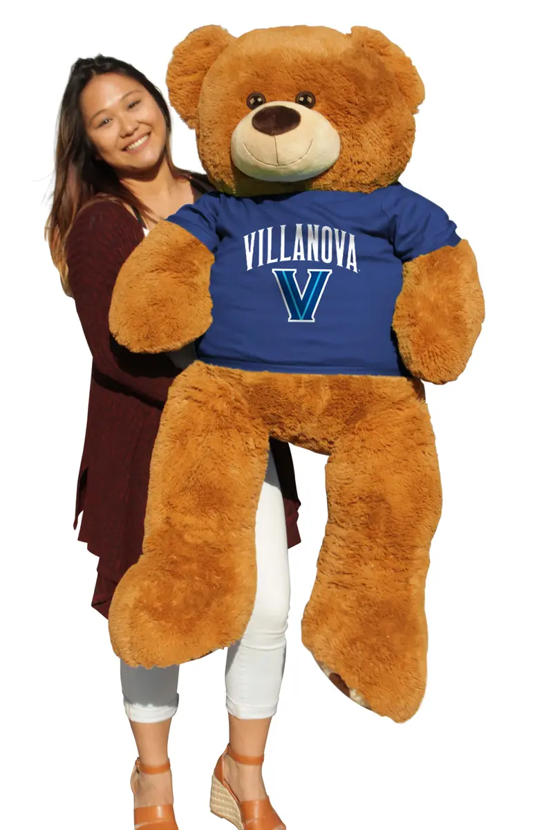 Villanova University 6-Foot Wildcats Bear Stuffed Animal 1