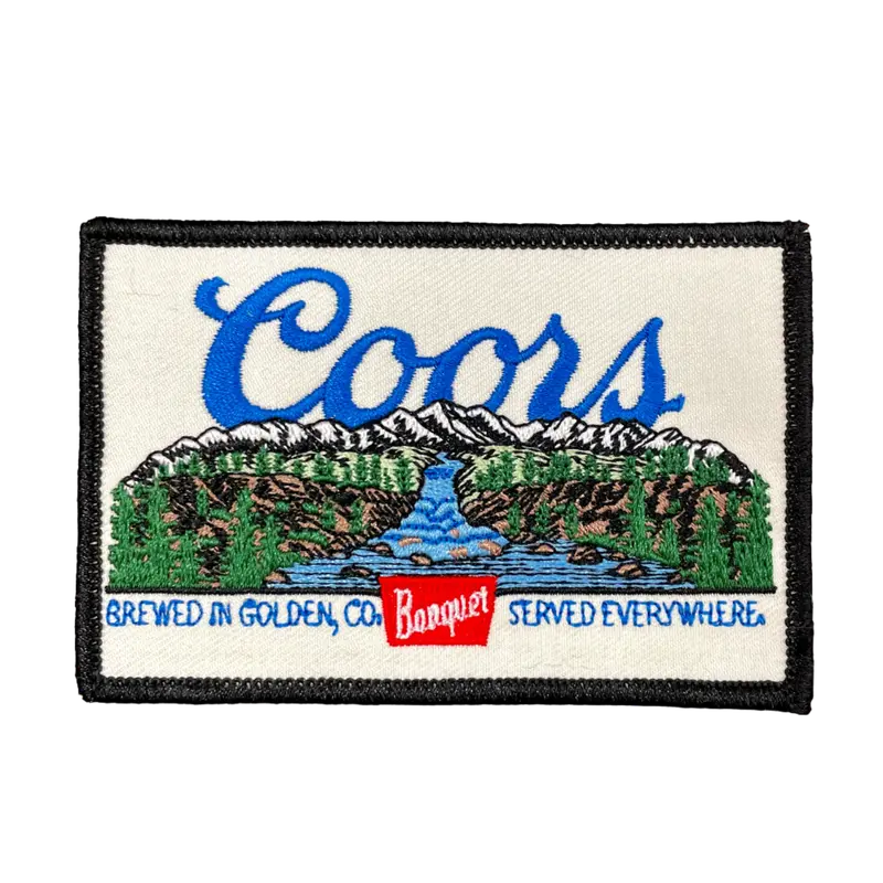 Vintage Coors Banquet Embroidered Patch 1