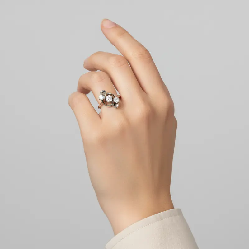 Vintage-Inspired Women'S Ring: 14K White Gold With Old European Cut Diamond – 1.13Ct Tw 1