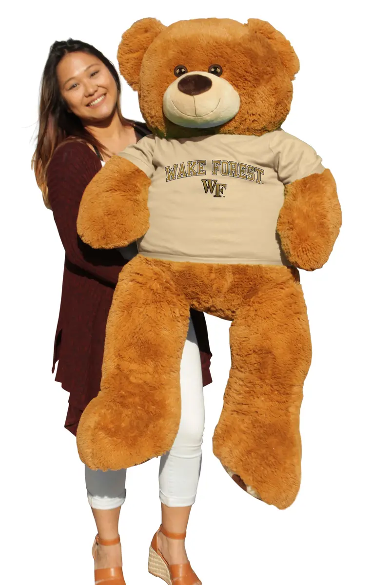Wake Forest University 6-Foot Oversized Bear Stuffed Animal 1