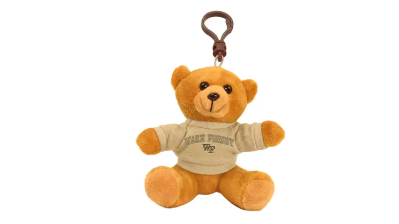 Wake Forest University Bear Mascot Keychain – 4-Inch Demon Deacons Charm 1