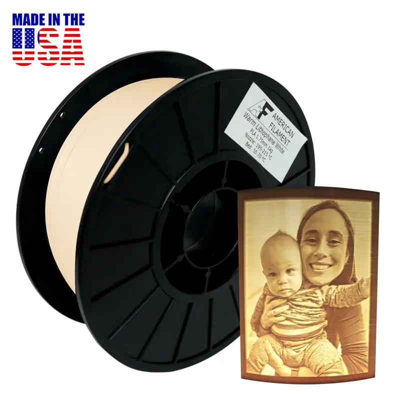 Warm Lithophane White Pla Filament For 3D Printing – Optimized For Lithophane Models 1