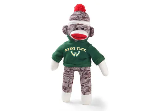 Wayne State University Sock Monkey Mascot 1