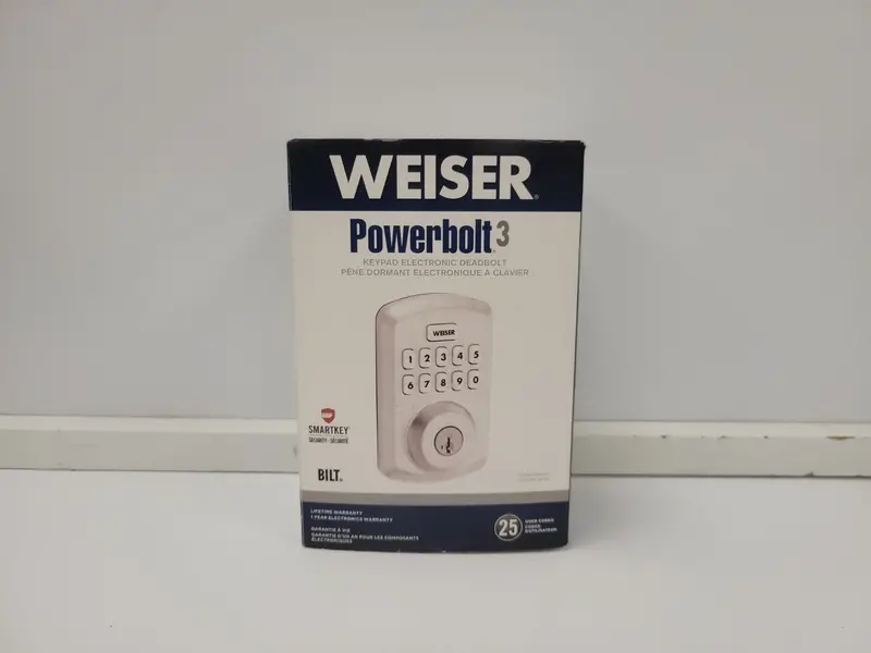 Weiser Powerbolt 3 Smart Door Lock – Model 82610-1 1