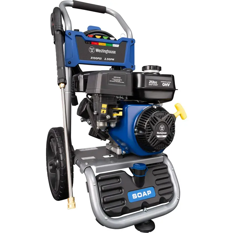 Westinghouse Wpx3100H Gas Pressure Washer – 3100 Psi, Integrated Soap Tank & 5-Nozzle Kit 1