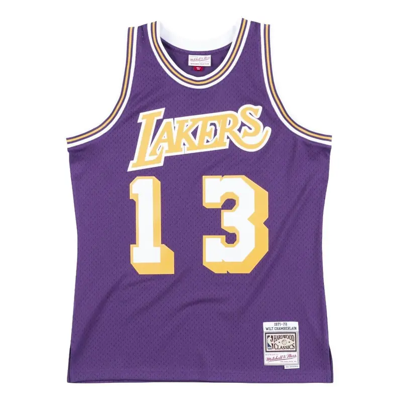 Wilt Chamberlain Hardwood Classics Swingman Jersey – Purple 1