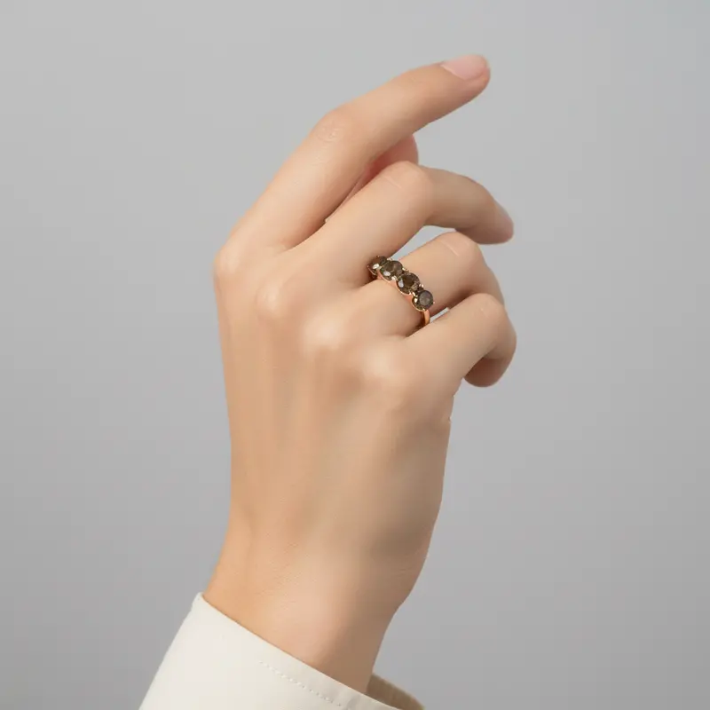 Women'S 10K Rose Gold Diamond Ring – 1.66 Carats 1