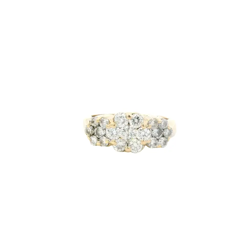 Women'S 14K Yellow Gold Diamond Ring – 1.20 Carat Total Weight 1