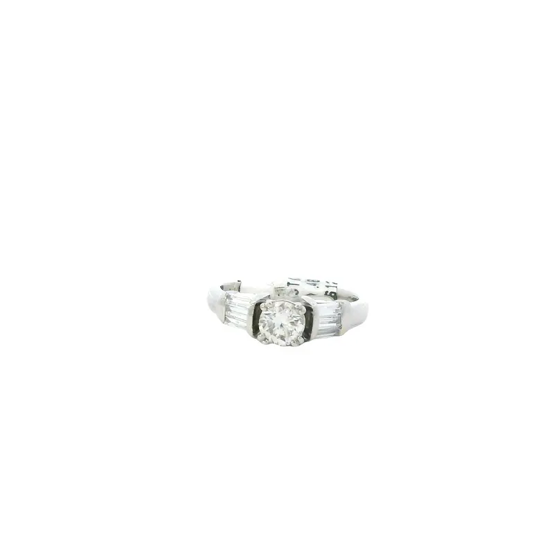 Women'S Platinum Diamond Ring – 1.02 Carat Center Stone 1