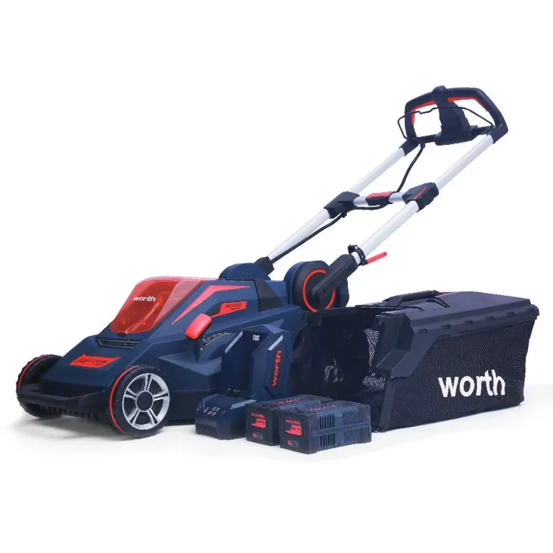 Worth Powermax 84V 20-Inch Brushless Cordless Lawn Mower With Smart Cut™ & Dual 2.5Ah Batteries 1
