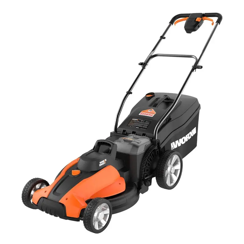 Worx Wg744 17-Inch 40V Dual-Battery Cordless Lawn Mower With Charger 1