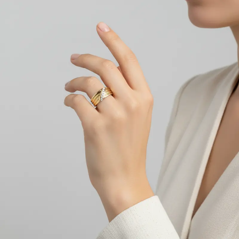 Yellow Gold Solitaire Diamond Ring – 0.24 Carat 1