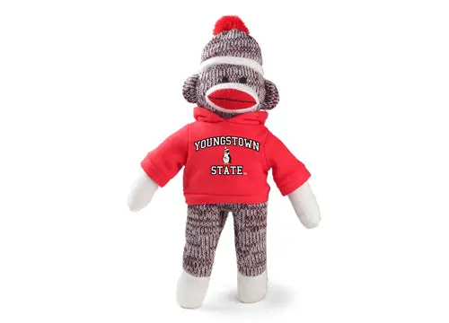 Youngstown State University Sock Monkey Plush 1
