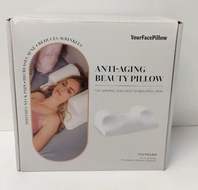 Your Face Anti-Aging Beauty Pillow – Contoured Memory Foam Sleep Support 1