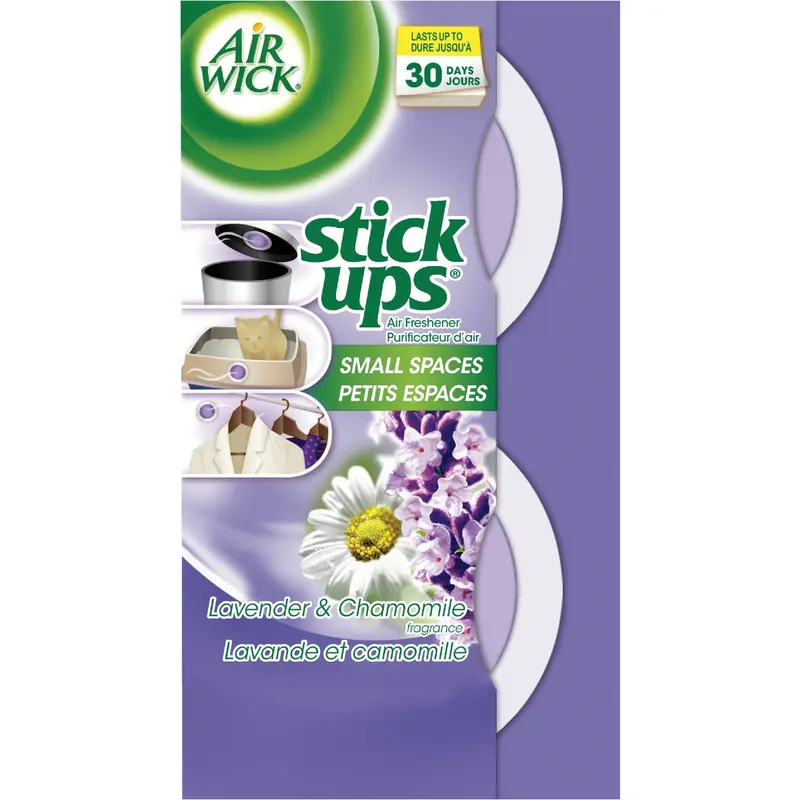 Air Wick Stick Ups Solid Air Freshener For Small Spaces – Fresh Water Scent (2-Pack) 1