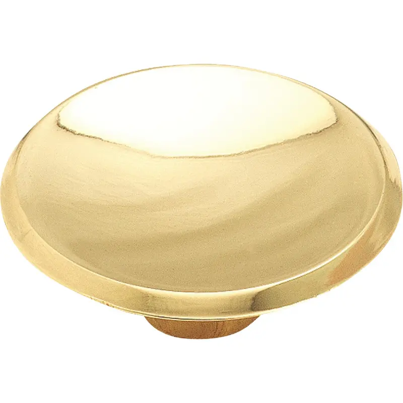 Amerock Everyday Heritage Cabinet Knob – Polished Brass, 1-1/2" Diameter 1