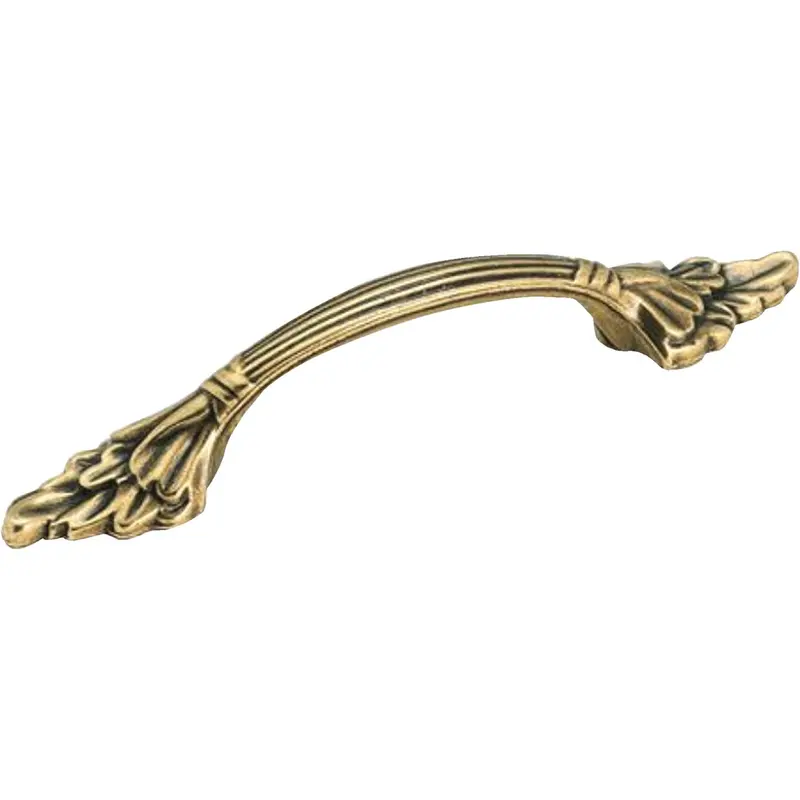 Amerock Natural Elegance Cabinet Pull – 3" Burnished Brass Modern Hardware 1