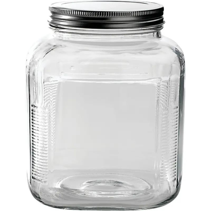 Anchor Hocking 1-Gallon Glass Cracker Storage Jar With Lid 1