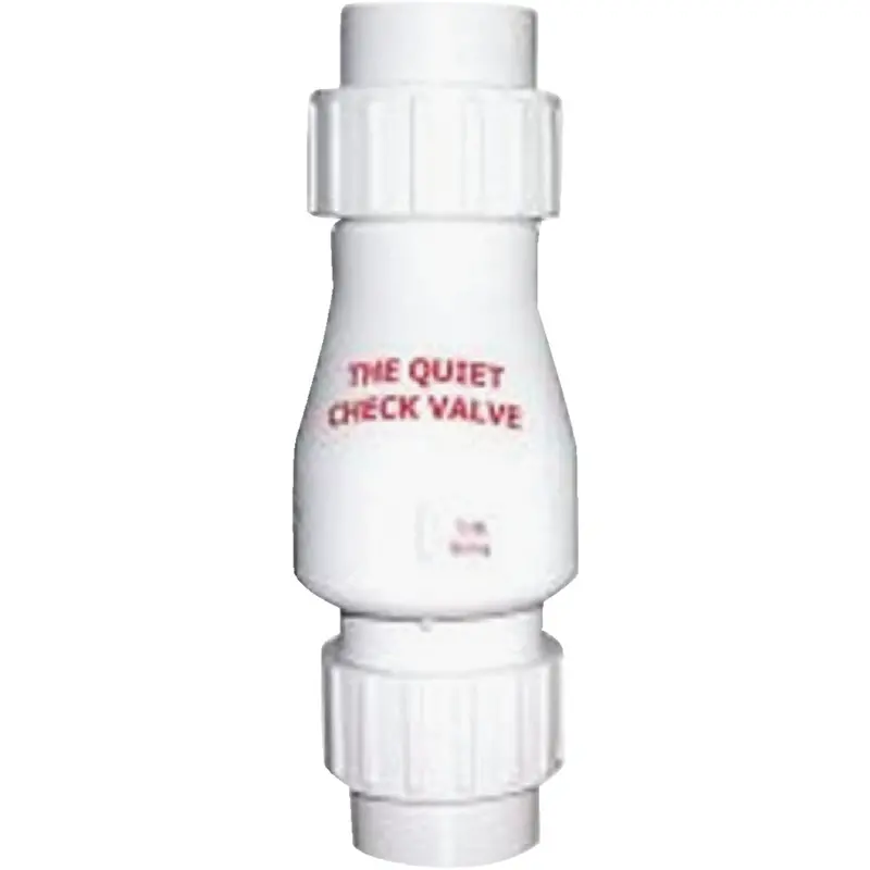 Campbell Pvc Quiet Check Valve – 1-1/2", Spring-Loaded, Non-Return Flow 1