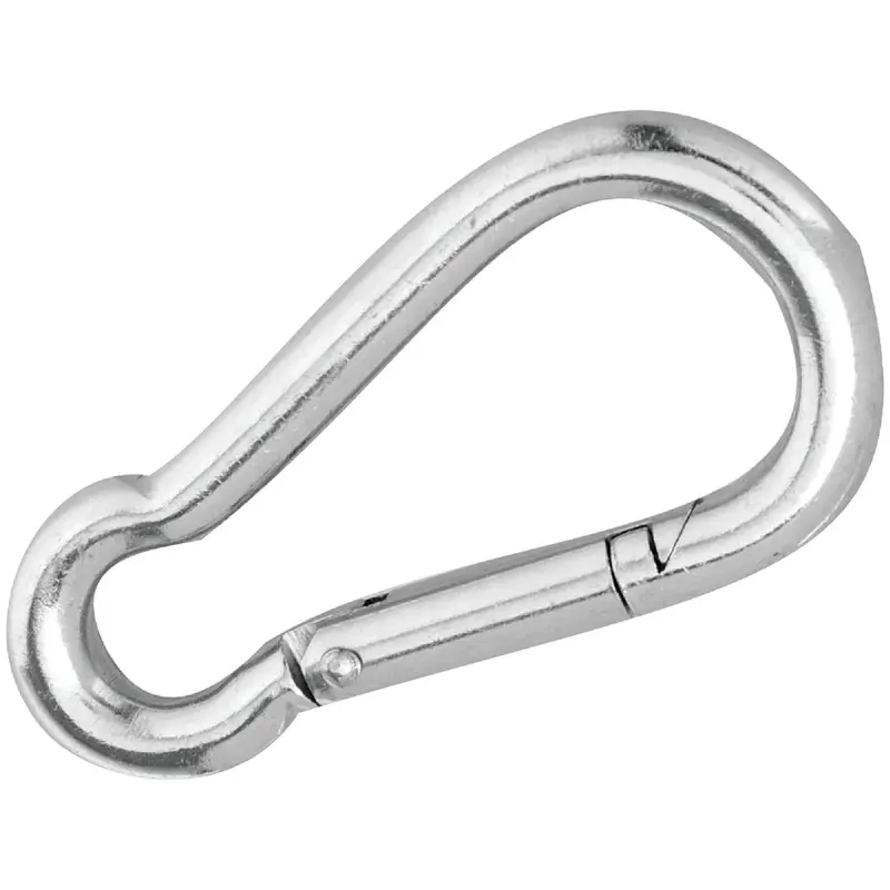 Campbell Stainless Steel Spring Link Snap – 1/4", 160-Lb Load Capacity 1