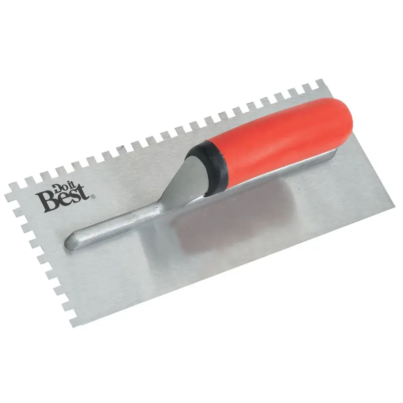 Do It Best Notched Trowel – 1/4 In. Square Notch For Tile & Adhesive Application 1