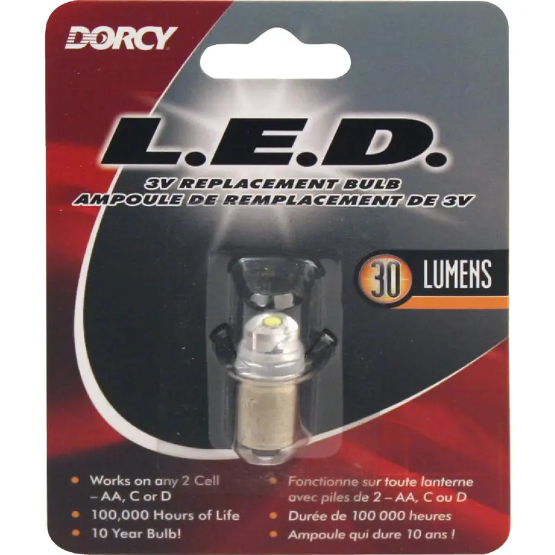 Dorcy Led Replacement Bulb — 3-Volt Flashlight Lamp 1