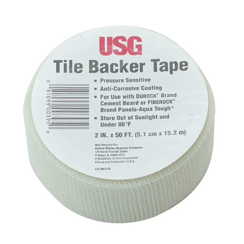 Durock Tile Backer Drywall Tape: 2-Inch × 50-Foot, Moisture-Resistant Interior Use 1