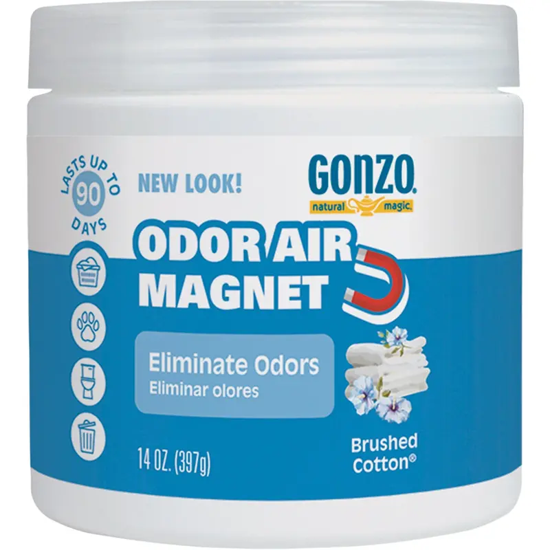 Gonzo Natural Magic Air Freshener – 14 Oz Cotton Gel Deodorizer With Long-Lasting Scent 1