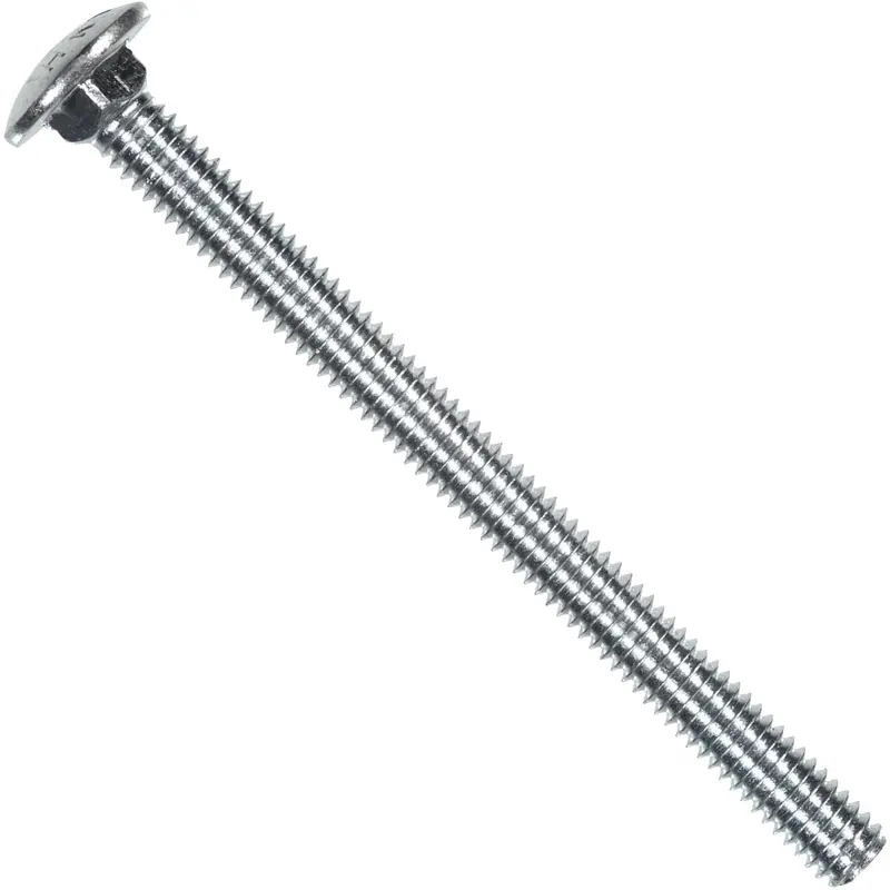 Hillman Grade 2 Zinc Carriage Bolts – 3/8" × 2", 100-Pack 1