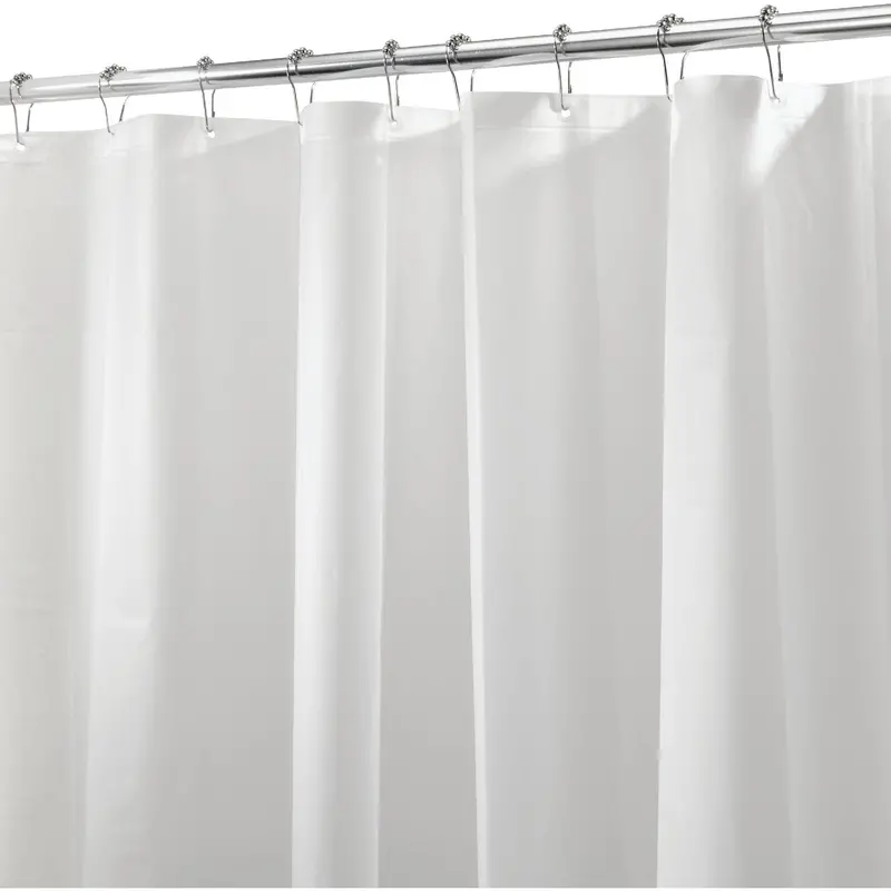 Idesign Frost-Finish Peva Shower Curtain Liner – 72-Inch By 72-Inch 1
