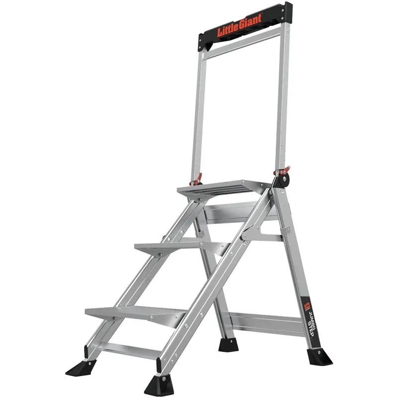 Little Giant Jumbo Step Ladder – 42" Aluminum Type 1Aa Duty Rating, 375 Lb Capacity 1