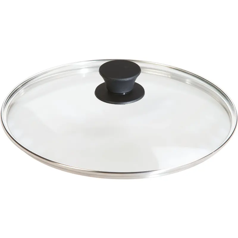 Lodge Tempered Glass Lid – 10.25" Diameter Compatible Cast Iron Cookware Cover 1