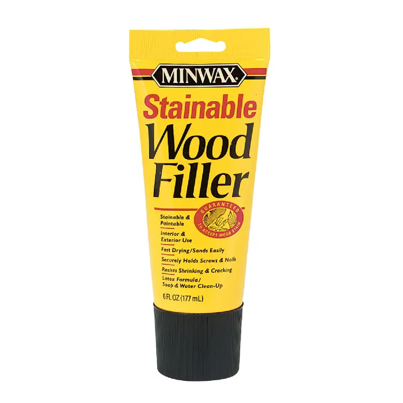 Minwax Natural 6-Ounce Wood Filler For Indoor And Outdoor Repairs 1
