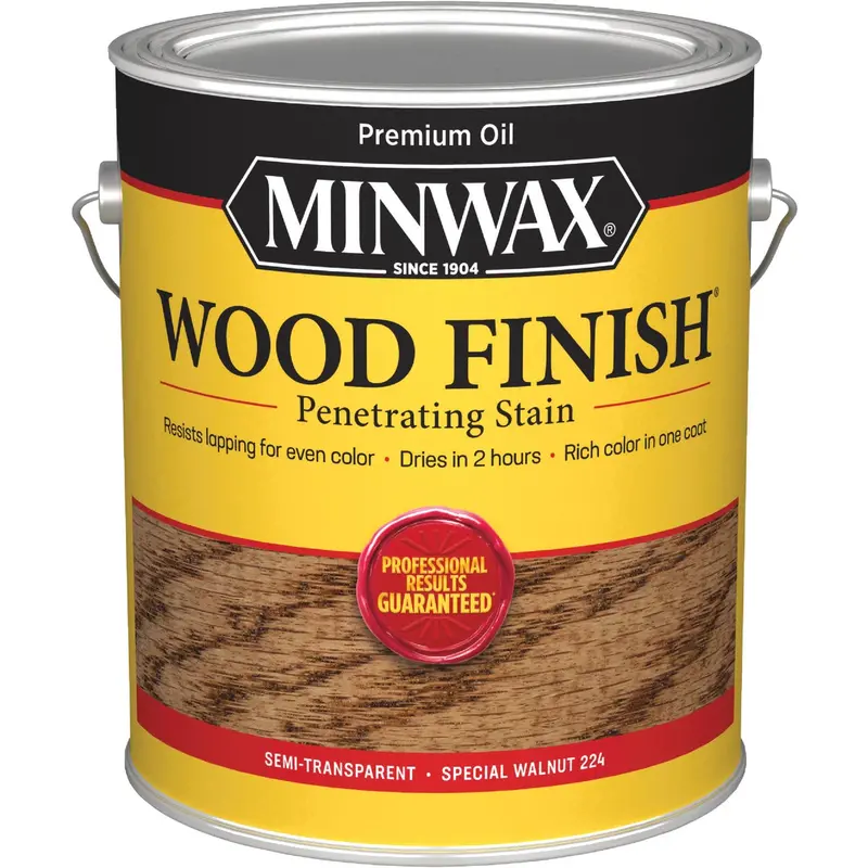 Minwax Special Walnut Penetrating Wood Stain, 1-Gallon Interior/Exterior Formula 1