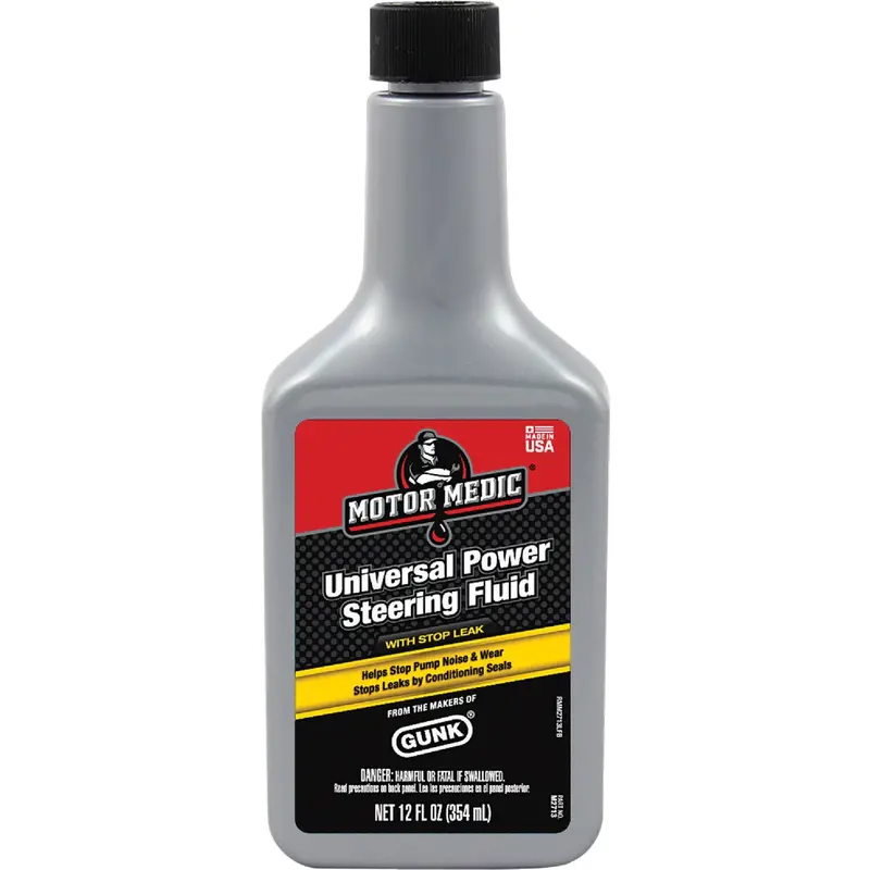 Motormedic Power Steering Fluid – 12 Oz, Universal Formula 1