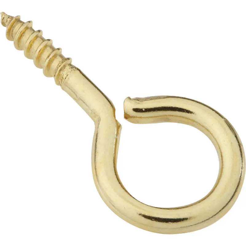 National Brass Large Screw Eye – #12, Antique Finish (5-Pack) 1