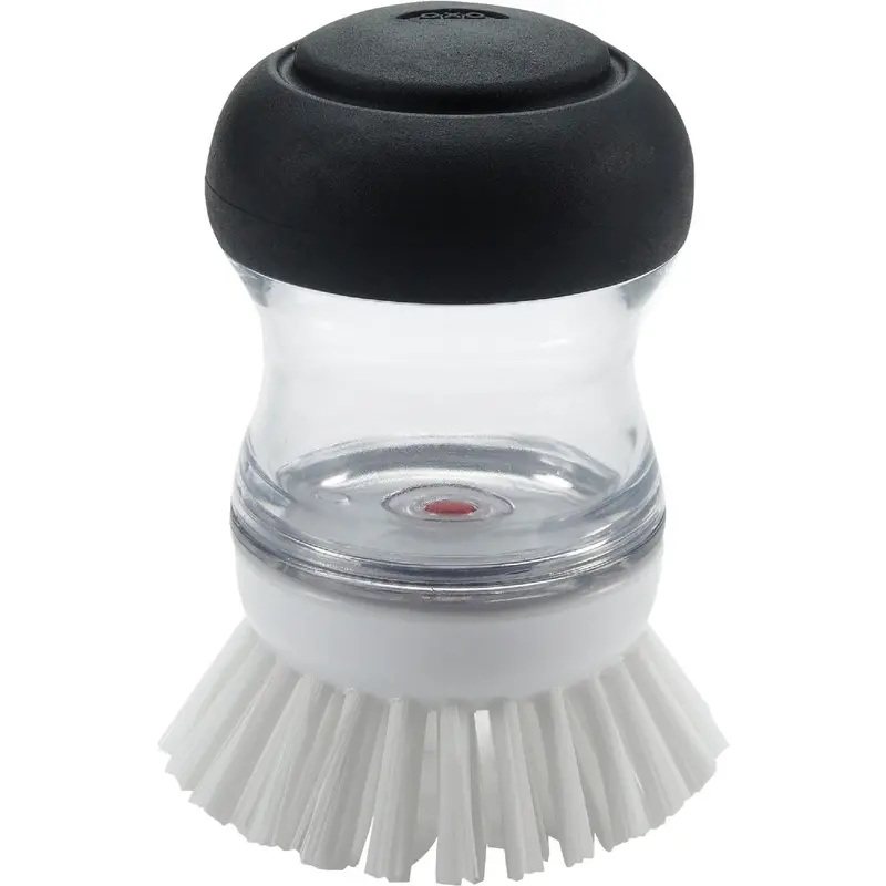 Oxo Good Grips Soap-Dispensing Brush – Ergonomic Handheld Cleaning Tool With Built-In Soap Reservoir 1