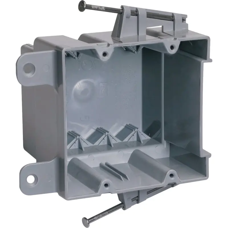 Pass & Seymour 2-Gang Thermoplastic Electrical Box For Switches And Outlets 1