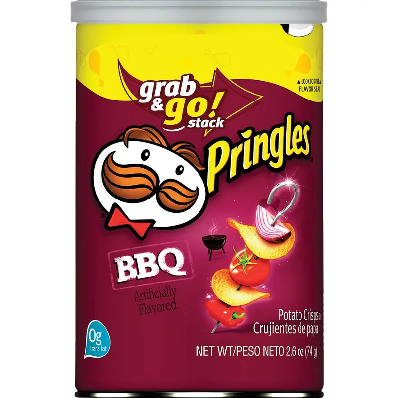 Pringles Barbecue Flavor Potato Chips — 2.5-Ounce Snack Size 1